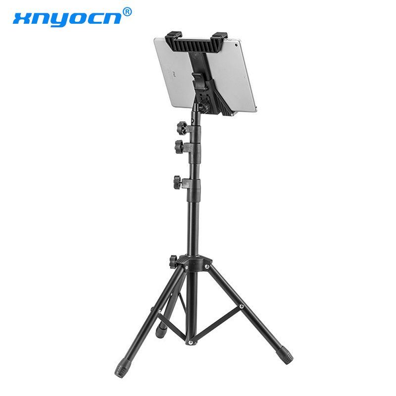 New Adjustable Tripod Floor Stand Universal Holder Mount Tablet Support Bracket 7-11 Inch Tablets Pad For IPad_voghion.com