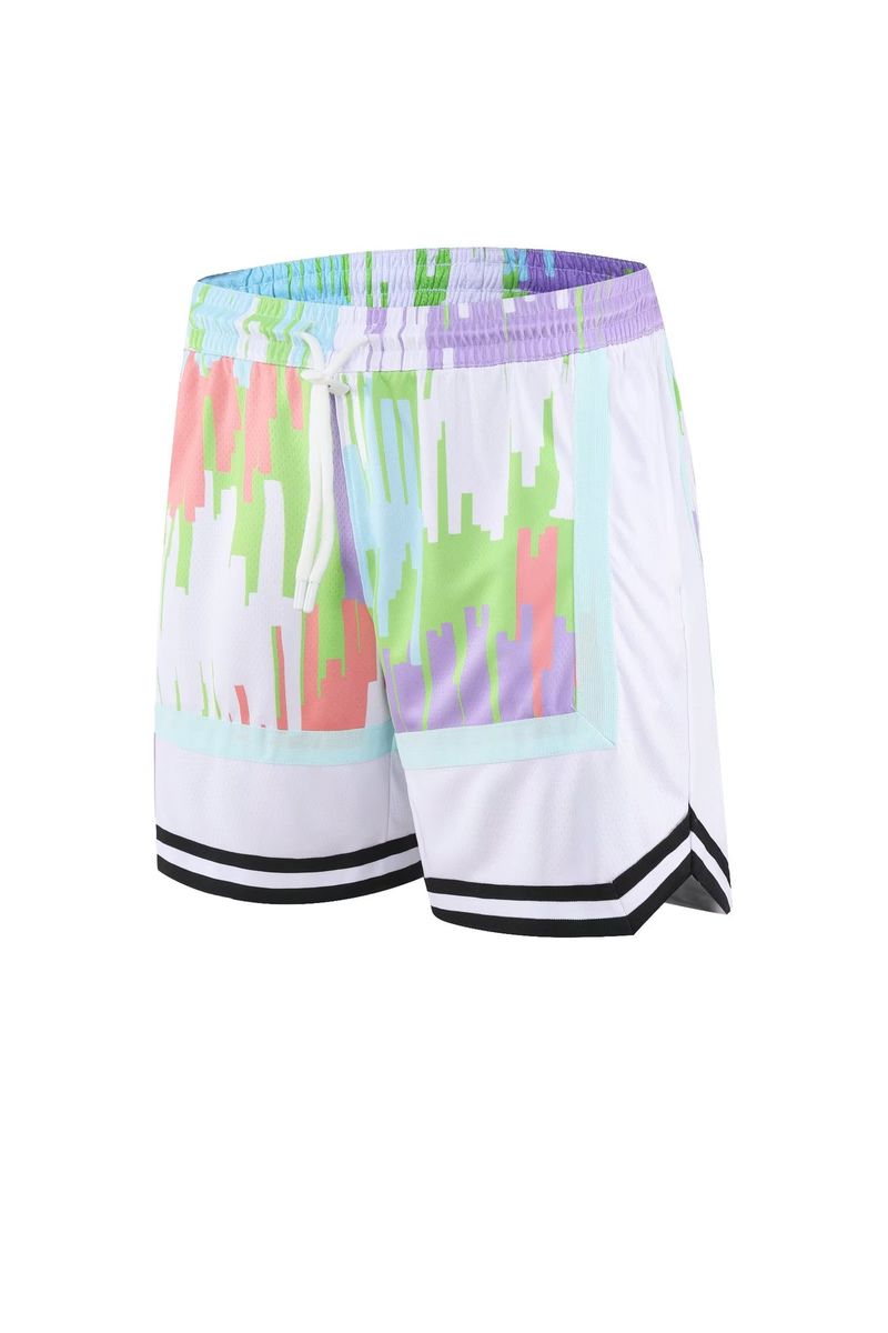 Amerikanische Basketball-Sport-Shorts mit doppellagigem Mesh City Tone Täglich lässig Sommer atmungsaktiv vielseitig Capris_voghion.com