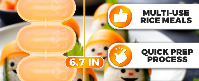 Kit stampo per sushi Temari - Creatore fai da te per onigiri | Con cucchiaio a paletta | Giapponese_voghion.com