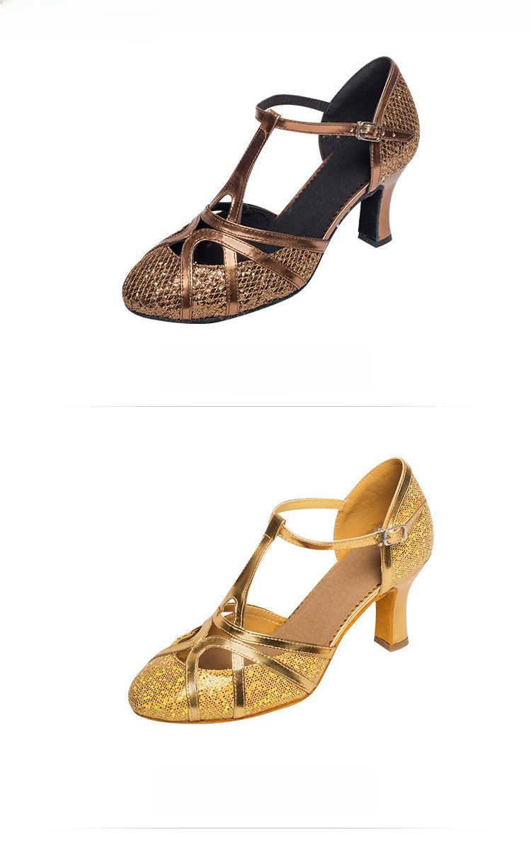 Neu Damen High Heels Modern Dance Schuhe Weiche Sohlen Tanzschuhe Indoor Professionelle Latin Dance Schuhe_voghion.com