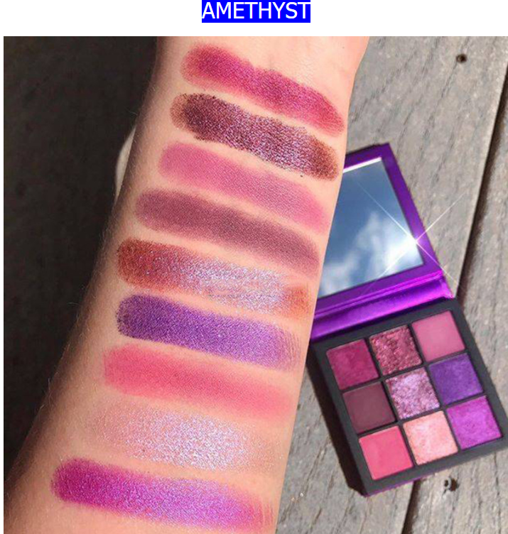 Nowy 9-kolorowy cień do powiek Perłowy cień do powiek Smoky Eye, dziewięciokolorowy diamentowy pojemnik na cienie do powiek_voghion.com