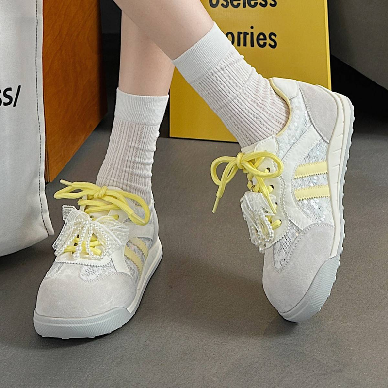Cameido Women's Casual And Comfortable White Casual Shoes_voghion.com