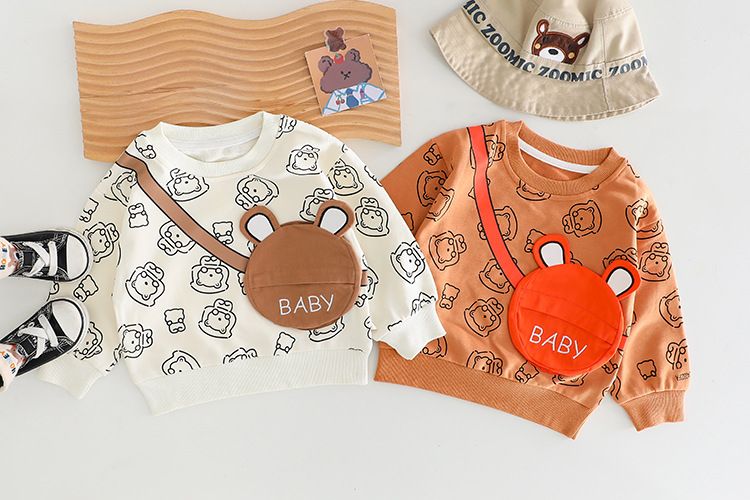 Set di abbigliamento 2024: abbigliamento primaverile e autunnale stampato in stile western per bambini, felpa con cappuccio a maniche lunghe con dinosauro per ragazzi, due_voghion.com