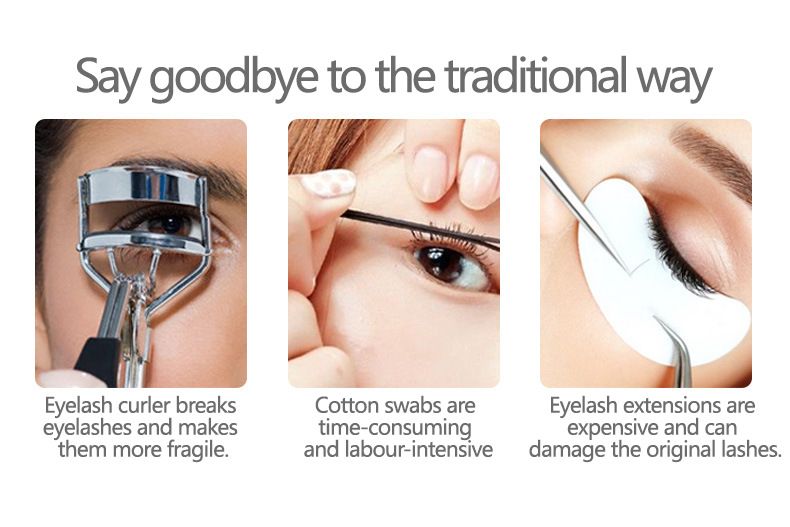 New electric eyelash curler, electric eyelash ironing device, mini eyelash shaper, electric ironing and intelligent temperature control_voghion.com