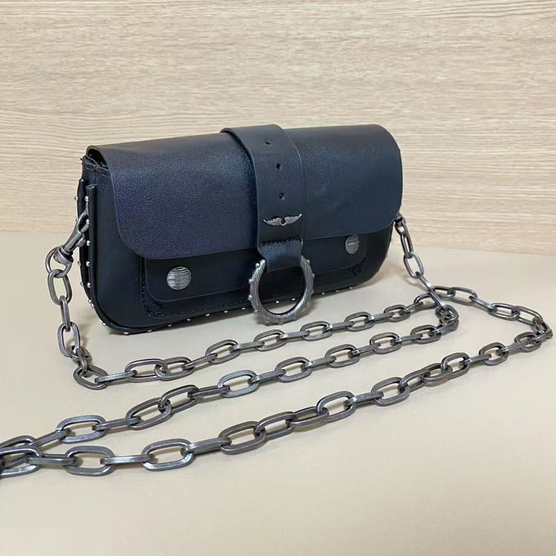 Borsa a tracolla in PU nera, nuova moda 2025, design di lusso, casual, da donna_voghion.com