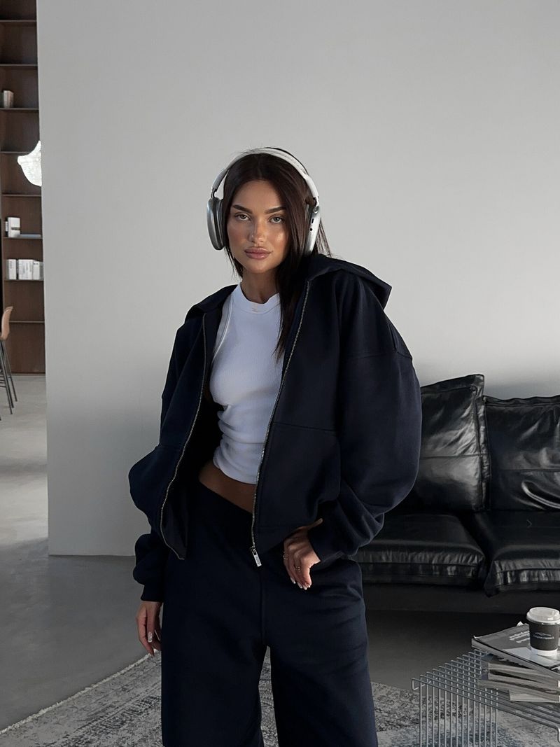 Abbigliamento da donna Urban Streetwear Felpa con cappuccio e pantaloni jogger Set per donna - Completo casual a due pezzi con maniche lunghe in grigio chiaro, rosso vino_voghion.com