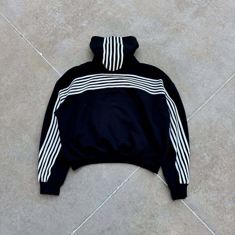 Loses Sweatshirt mit Streifenmuster, Unisex, Street Hip Hop, Persönlichkeit, Patch, besticktes Sweatshirt, Jogginghose_voghion.com