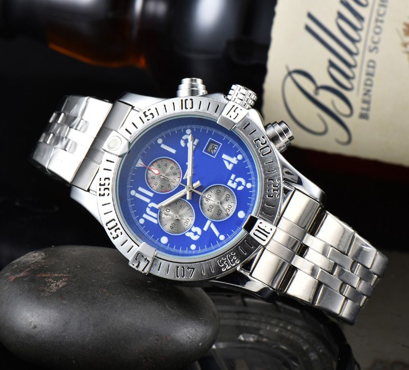 Hot Sale Férfi sportórák Quartz Luxus karóra többfunkciós automata dátum gumiszíj Hot Sale Divat Férfi órák nagykereskedés_voghion.com