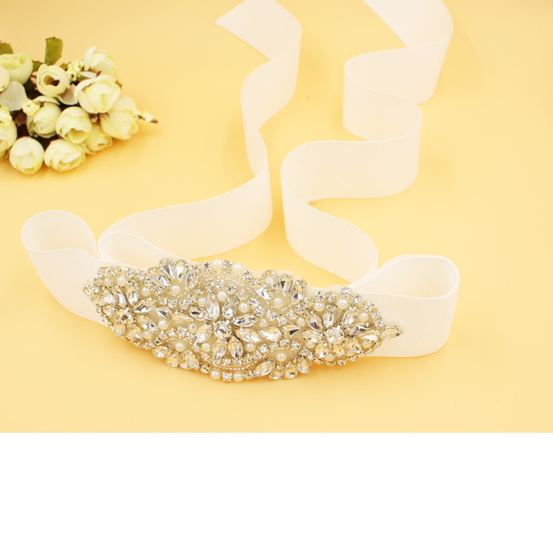 Abito da sposa unisex fatto a mano di lusso Cintura con strass Cintura con sigillo in vita Cintura con diamanti Accessori da sposa_voghion.com