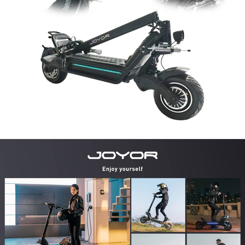 JOYOR E8-S 11" visureigis elektrinis paspirtukas 2*1600W variklis 72V 35Ah baterija_voghion.com