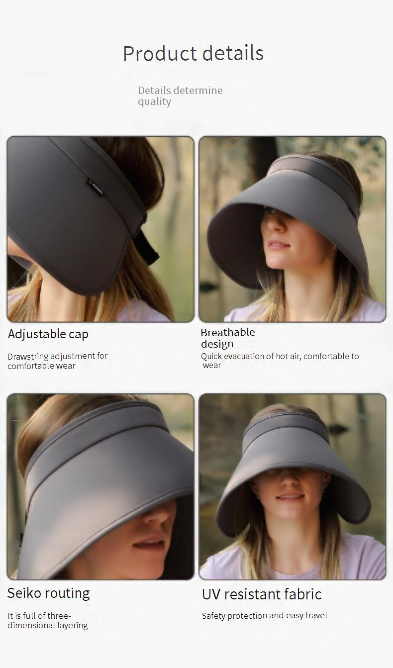 Women's Wide Brim Sun Hat With Cooling Fabric - Foldable & UPF50+ For Outdoor & Travel_voghion.com