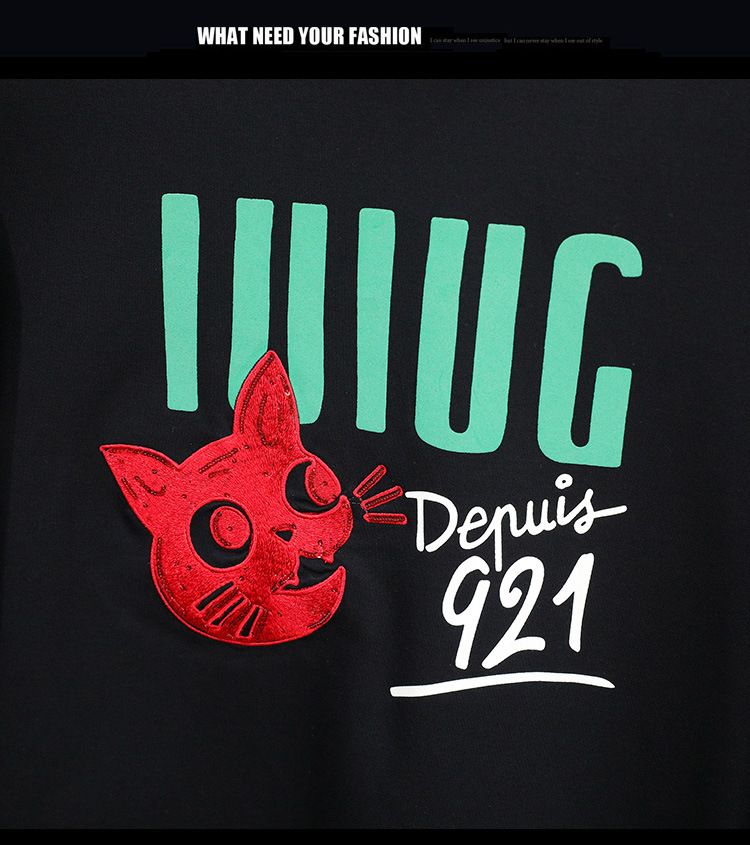 Herrenmodetrend Casual Plus Fleece-Unterzieh-Hoodie_voghion.com