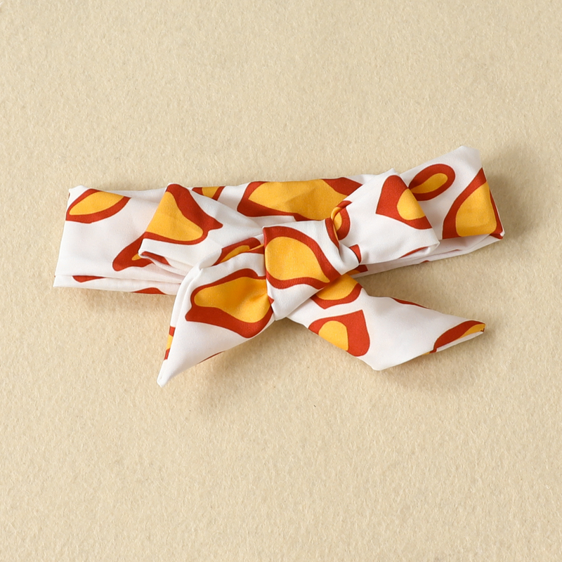 Dětské oblečení, jarní a podzimní oblečení, dětské oblečení s krátkými rukávy, trojúhelníkový overal s květinovou mašlí a podvazkovou sukní_voghion.com