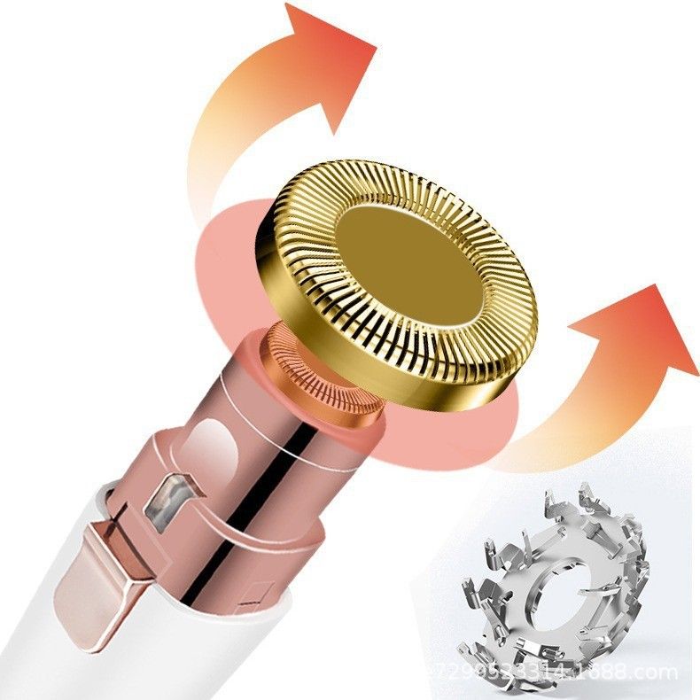 Rifinitore elettrico 2 in 1 per donna, mini rasoio portatile per sopracciglia e rasoio_voghion.com