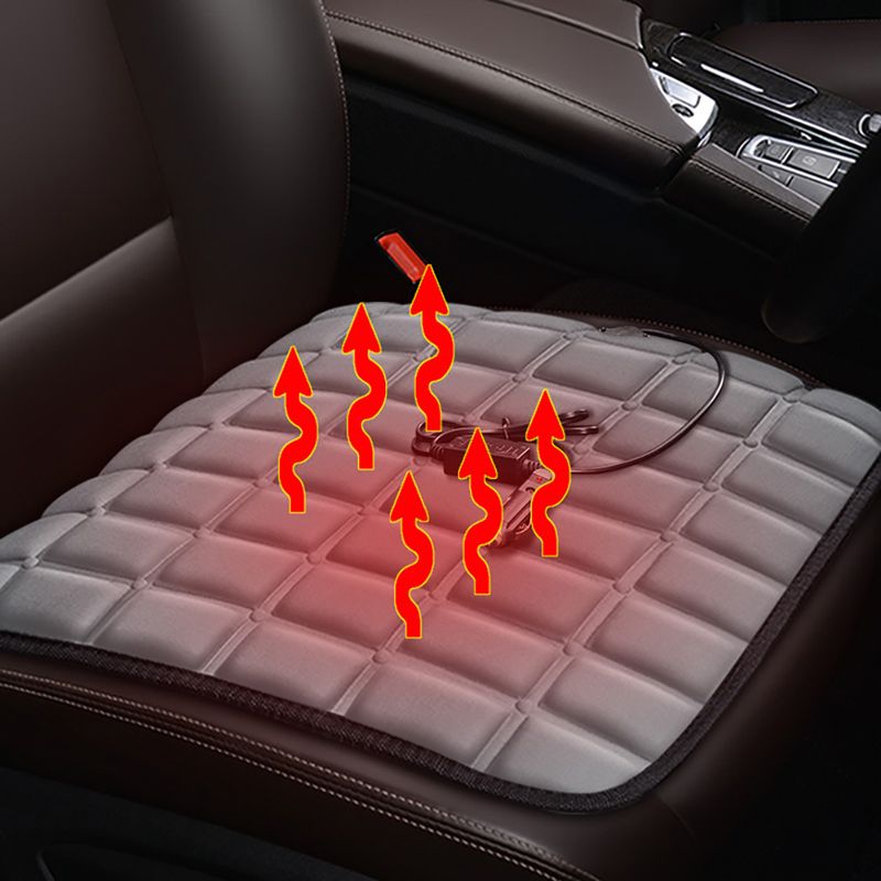 12V Cover 3 Gear Adjustable Temperature Electric Heating Pads Heated Car Cushion Winter Seat Warmer_voghion.com