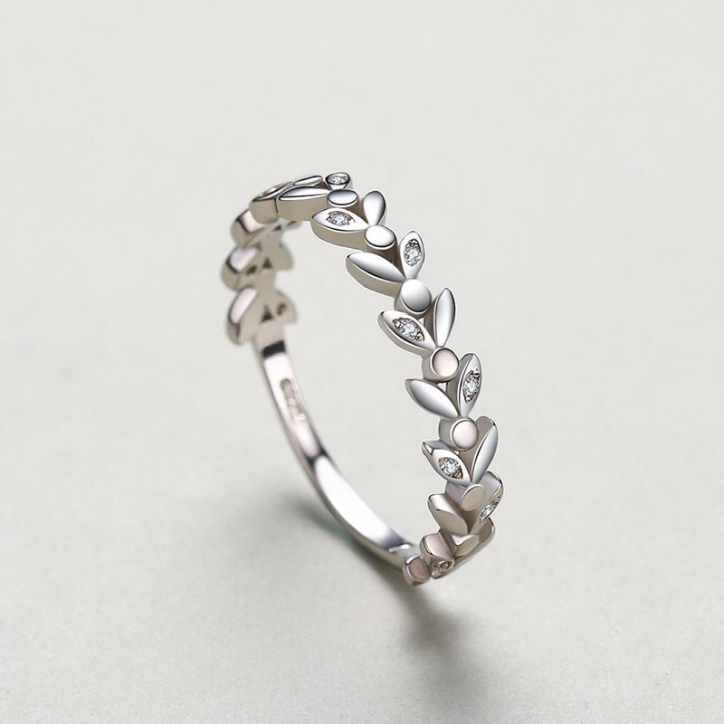 Tancise Klassieke Zirkoon Zilveren Ring Dames Sieraden Bruiloft Belofte Party Gift_voghion.com
