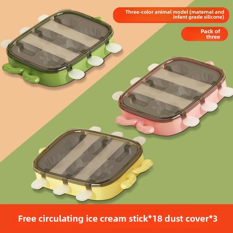 Ice Cream Mold Children's Small Food Grade Home-made Thickened Complementary Food Cheese Stick Ice Grid Popsicle Ice Grid Sorbet_voghion.com
