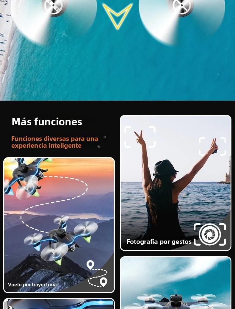 JX815 2.4G RC Drone With Dual HD Camera WIFI APP Control 360 Degree Flip Stellar Advance Avoidance Gift For Kids_voghion.com