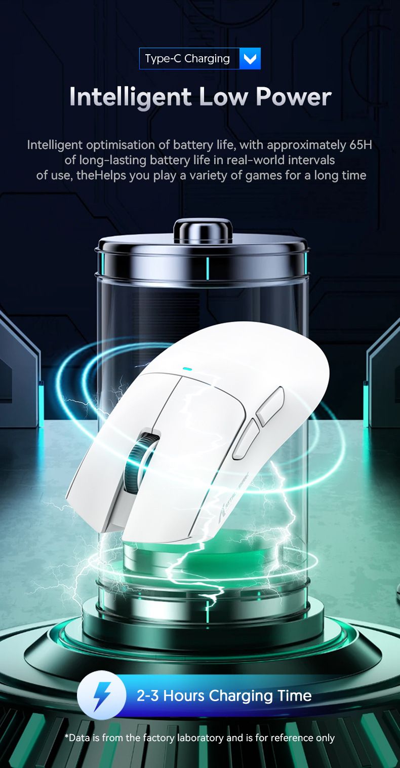 ATTACK SHARK X11SE Kabellose Bluetooth-Maus Spiel E-Sport Lange Akkulaufzeit Drei-Modus Leicht_voghion.com