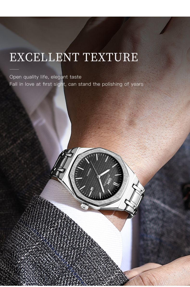 Mens Watch Original Waterproof Luminous Automatic Watch Quartz Watches For Men Wristwatch Stainless Steel Reloj Hombre_voghion.com