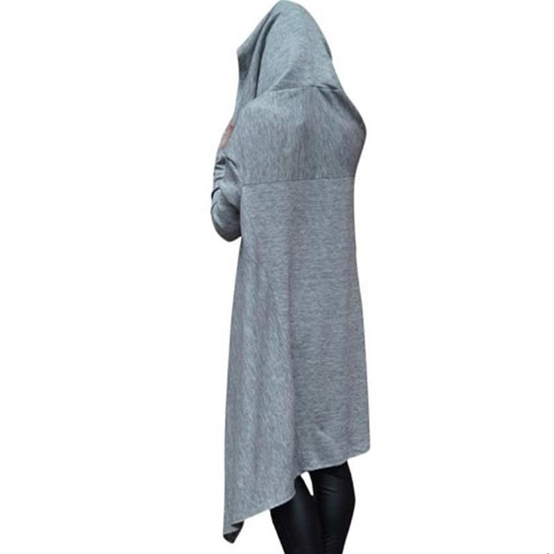Long dress Hoodies For Women Halloween good witch Letters Print cloak Punk Hoodies Woman Kawaii Sweatshirt Femmes Tops_voghion.com
