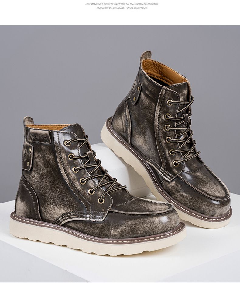 Extra große Herrenschuhe, neue Martin für Herbst und Winter 2024, langlebige Kurzstiefel im amerikanischen Stil, Arbeitsstiefel für den Außenbereich_voghion.com