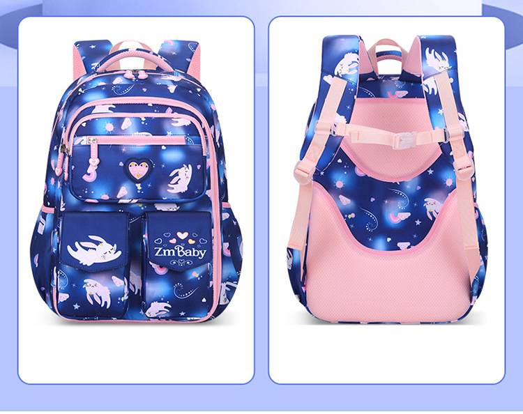 Nueva mochila para estudiantes de escuela primaria, mochila de dibujos animados para mujeres de grado 1-3-6, mochila para niñas con gradiente, mochila liviana para niños_voghion.com