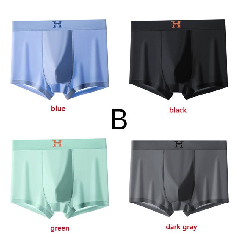 4 pezzi/boxer da uomo di alta qualità estivi L-5XL_voghion.com