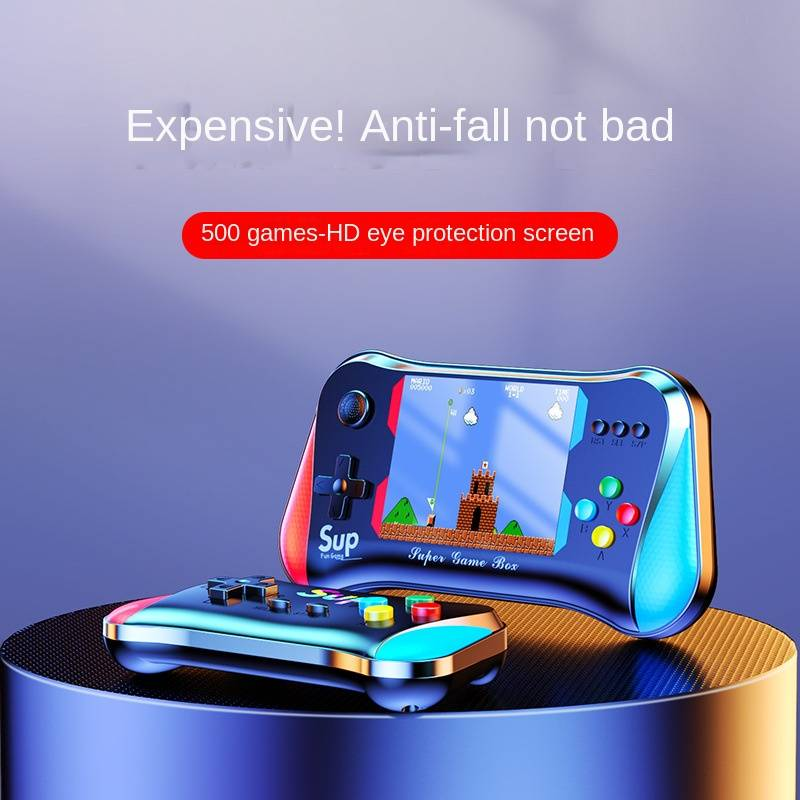 Nuova console di gioco SUP portatile 500 in uno retrò nostalgico classico portatile mini per bambini doppi_voghion.com