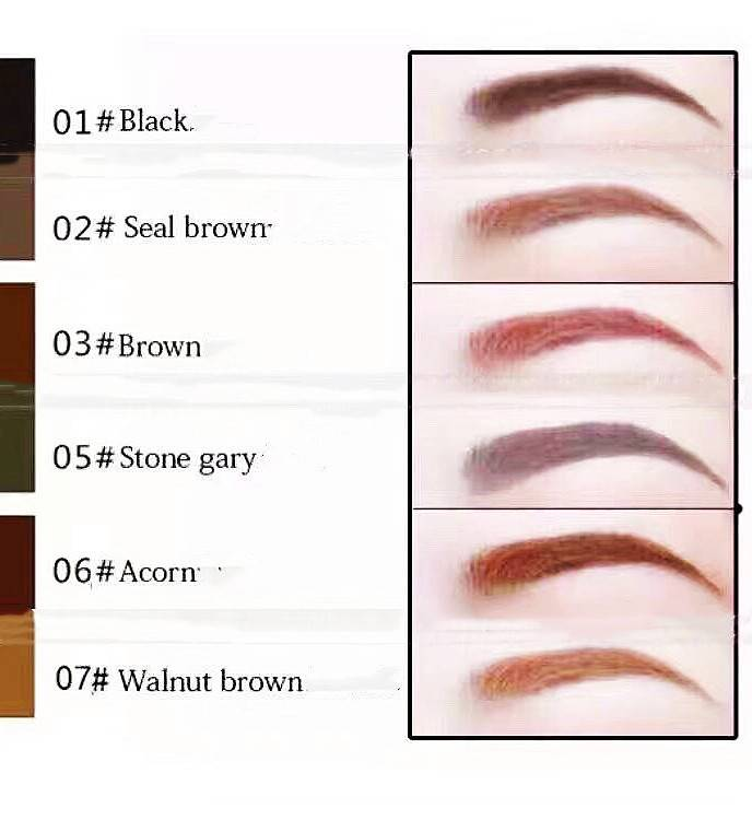 Brand machete eyebrow pencil, worth having, 6 color numbers_voghion.com