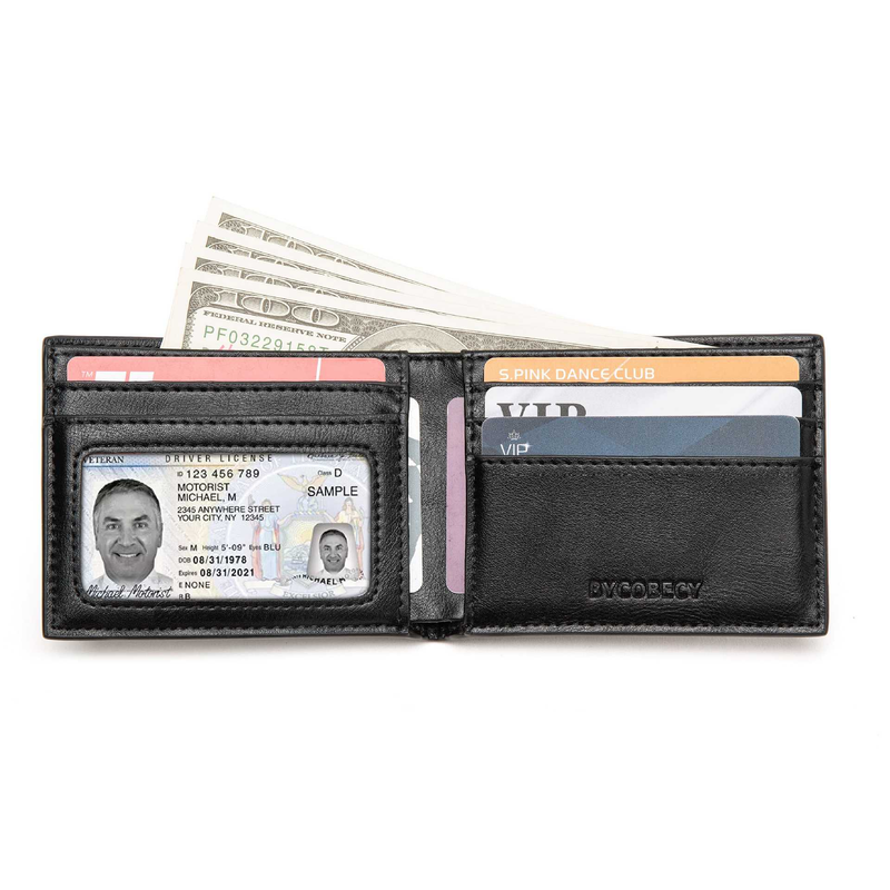Dunne kaarthouder, visitekaartjeshouder voor heren, multi-card tas, multifunctionele kleine portemonnee_voghion.com