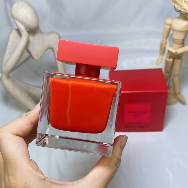 Hot Brand Logo Version NARCISO RODRIGUEZ Women's Perfume EAU DE PARFUM 100ml Women's Favorite Fragrance Red Spray High-quality Gift Of The Same Name_voghion.com