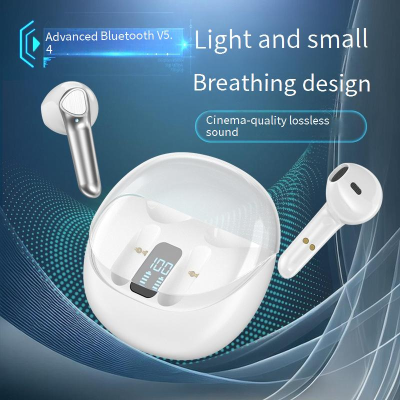 Bluetooth-hörlurar Nya TWS Bluetooth-headset In-Ear Ultralång batteritid ENC Brusreducering Gaming Bas Trådlösa Sportheadset_voghion.com