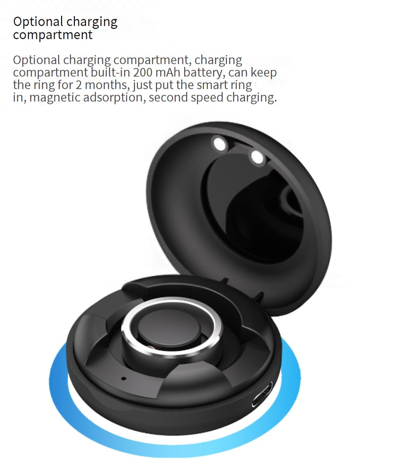 Rings S2 Smart Ring con diverse modalità sportive, avviso di frequenza cardiaca, monitoraggio dell'ossigeno nel sangue, sport all'aria aperta, monitoraggio degli effetti del sonno_voghion.com