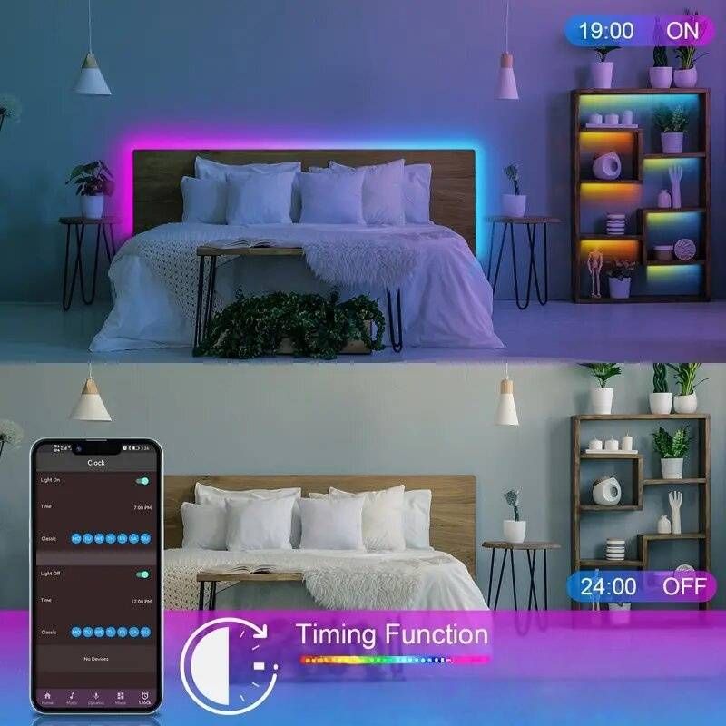 24V Dual-Zone 44-Key IR Remote Controller For RGB LED Strips – Wireless Dimmer Compatible With 5050/3535/2835 LEDs (40m Range, CE Certified)_voghion.com