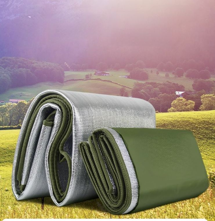 Tapis de sol épais et résistant à l'humidité pour pique-nique, tente double, simple, dortoir, couchage_voghion.com