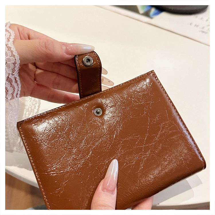 Multifunktionaler Reisepasshalter im Vintage-Stil mit Feuerwerksdesign und Nieten – kompakte Reisebrieftasche aus PU für Damen und Herren (Schwarz, Braun, Rot, Khaki)_voghion.com