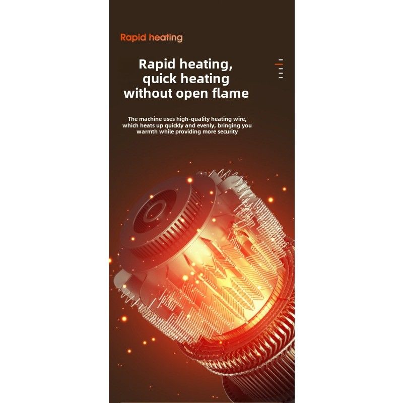 Nuovi riscaldatori transfrontalieri statunitensi ed europei, riscaldatori da tavolo domestici, piccoli mini ventilatori creativi per ufficio_voghion.com