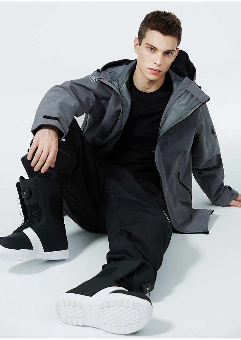 Unisex Lightweight Ski Jacket – Windproof & Water-Resistant Shell For Snowboarding Skiing_voghion.com