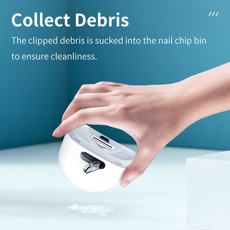 Automatische elektrische Maniküre-Schere, Maniküre, älteres Baby, Anti-Clip-Fleisch, tragbare Maniküre-Nagelknipser_voghion.com