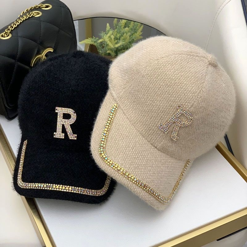 Νέο βελούδινο καπέλο με γλώσσα πάπιας για παιδιά, τάσεις φθινοπώρου και χειμώνα, φαρδύ γείσο, παχύρρευστο, μοντέρνο, R Mark, ευέλικτο_voghion.com