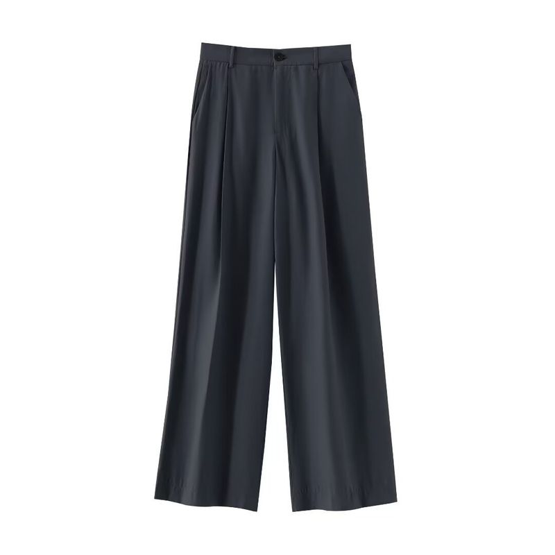 Women's 2024 Summer New Air Style Vertical Fold Pants_voghion.com