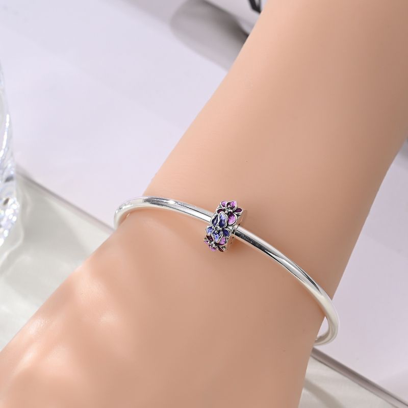 Gioielli da donna con fibbia di sicurezza a forma di occhio del diavolo, ciondolo con perline, accessori fai da te, bracciale in rame bianco placcato argento_voghion.com
