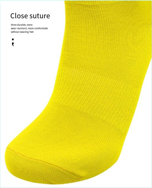 Solid color football socks for adults absorbent breathable white stockings for men non-slip sports tall socks_voghion.com