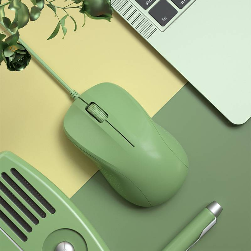 Mouse e tastiere mouse ottico cablato alto valore ragazze ufficio studio casa luce suono mouse_voghion.com