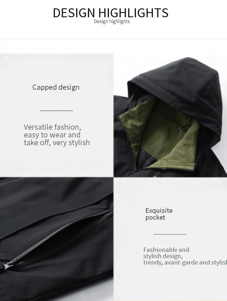 Men's Tactical Storm Jacket – Waterproof Workwear Hoodie With Reinforced Elbows (M-5XL, Anti-Scratch Polyester)_voghion.com