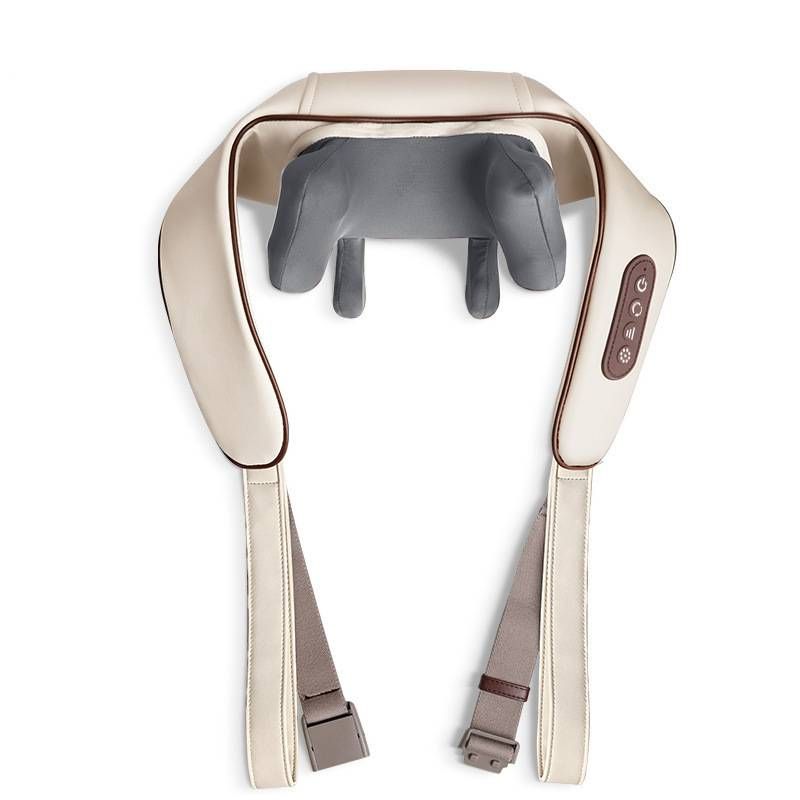 Nacken- und Schultermassagegerät mit Rotlichttherapie und Wärme – 6 Knetknoten, 3 Geschwindigkeitsstufen, tragbar und wiederaufladbar für tiefe Muskelentspannung_voghion.com