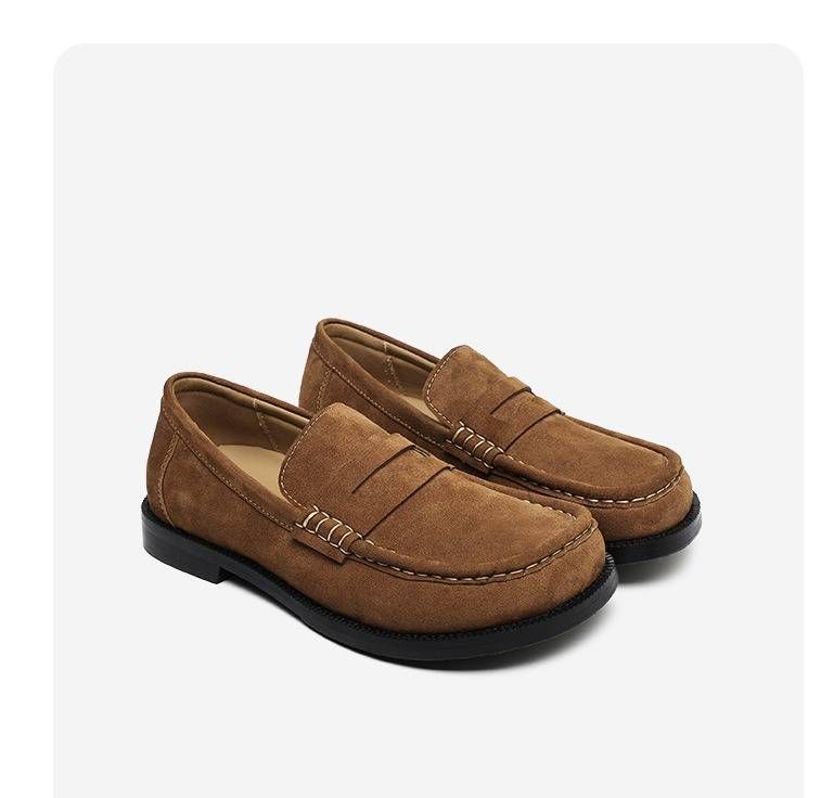 Designer Herren Abendschuhe Luxus Hochwertiges Wildleder Julian Loafer Kalbsleder Echtes Leder Casual Job Loafer Party VINTAGE_voghion.com