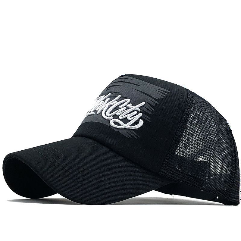 Unisex Washed Cotton Embroidered Men's Wave Baseball Made Old Duck Cap Women's Outdoor Hat_voghion.com