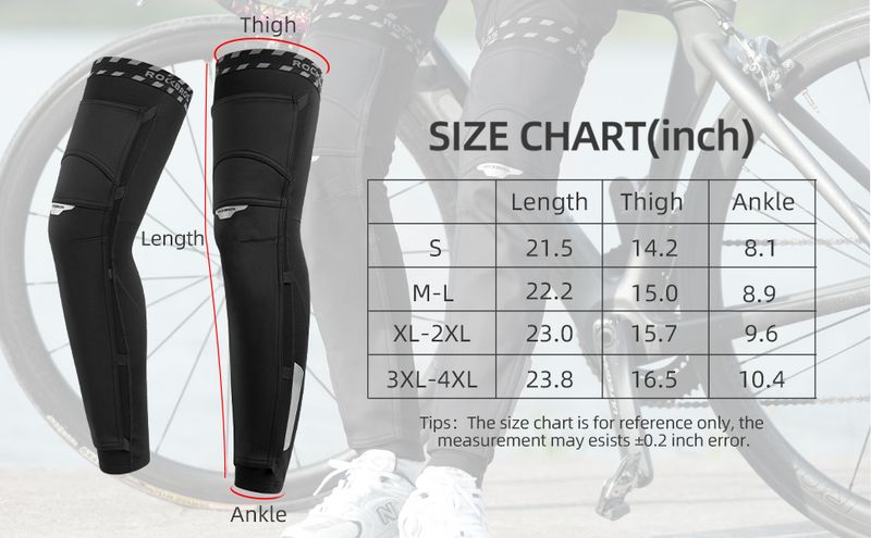 ROCKBROS 1 Jambières unisexes doubles Jambières Genouillères antidérapantes S-4XL_voghion.com